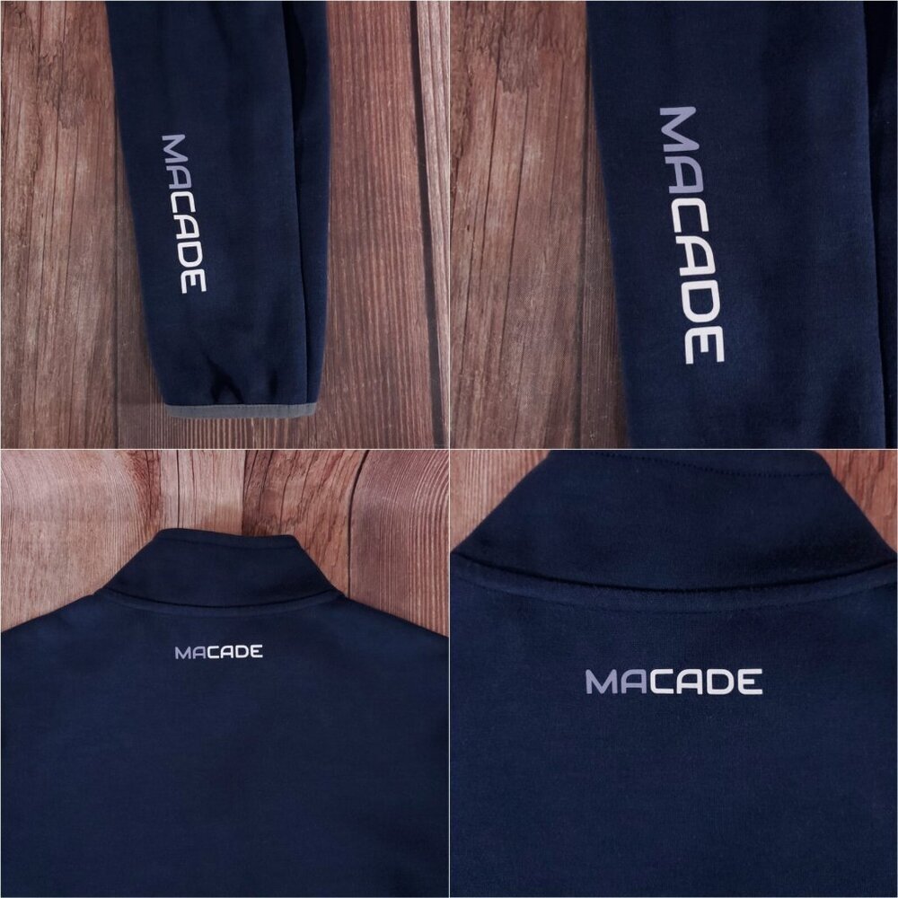 Macade Golf Mens Size Medium Slim Fit 1/4 Zip Sweater Pullover Performance - Picture 9 of 14